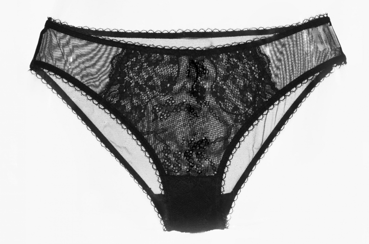 Calcinha De Renda Biqu Ni Valentina Preta Jescri Lingerie De