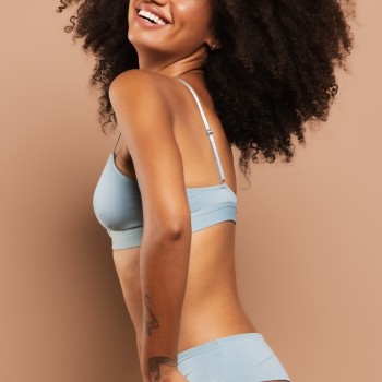 Suti Top Dora Em Microfibra Azul Jescri Lingerie De Qualidade E