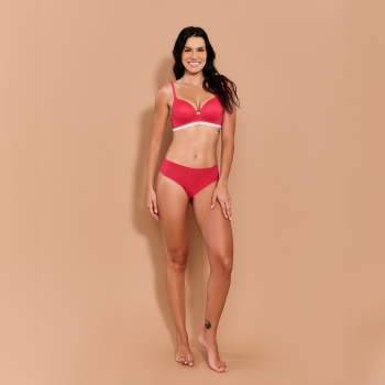 Calcinha Biqu Ni Em Viscose Vivi Pink Jescri Lingerie De Qualidade