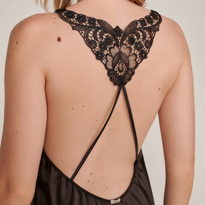 Camisola  Midi  Em Cetim
