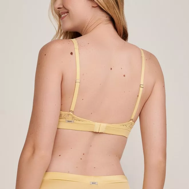 Sutiã Top Sem Bojo Girassol Amarelo