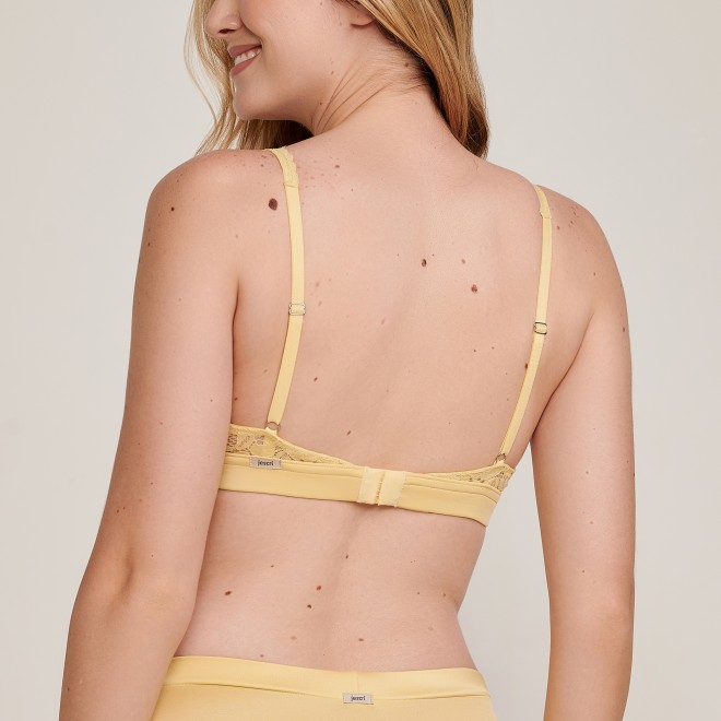 Sutiã Top Sem Bojo Girassol Amarelo