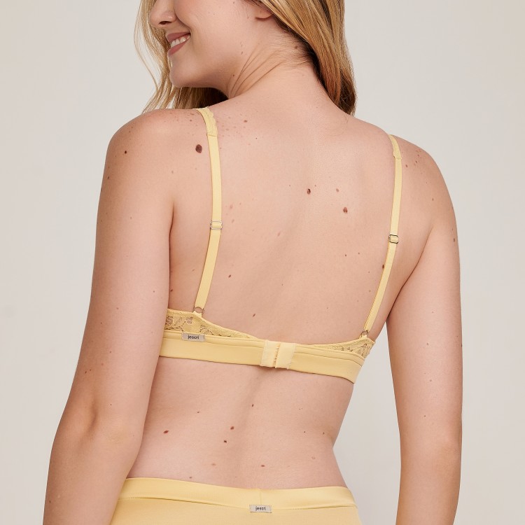 Sutiã Top Sem Bojo Girassol Amarelo