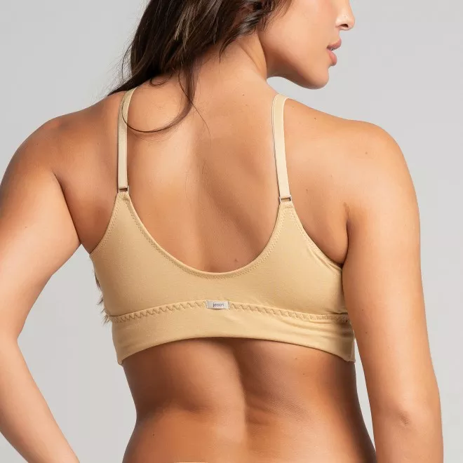 Top Cropped Confort Cotton Algodão Sem Aro e Sem Bojo Choco