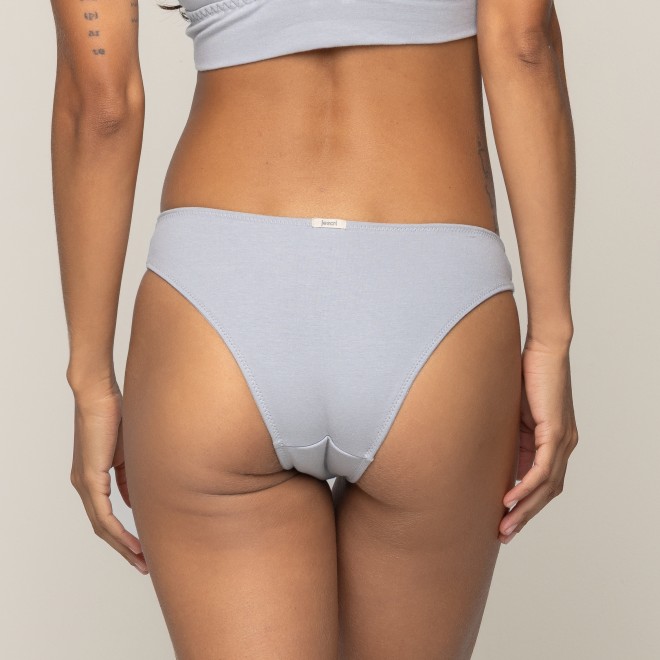 Calcinha Biquíni Confort Cotton Cinza