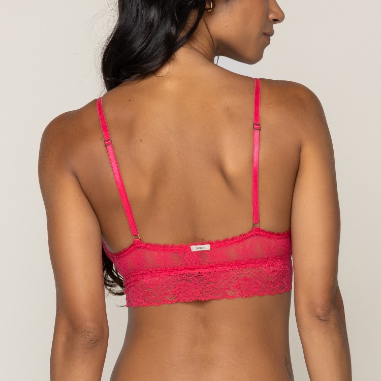 Top em Renda Sem bojo Ladies Pink