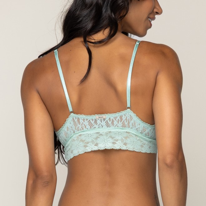 Top em Renda Sem bojo Ladies Verde
