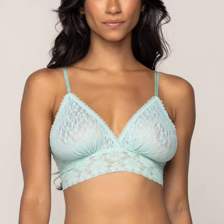Top em Renda Sem bojo Ladies Verde