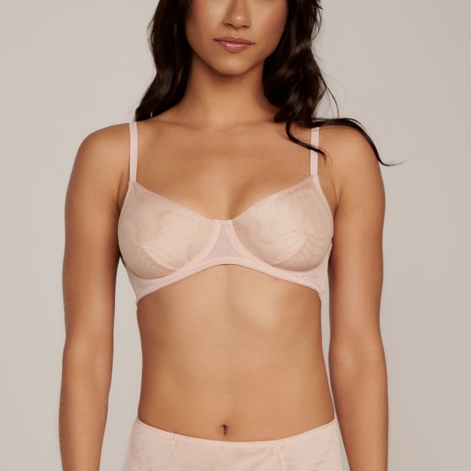 Sutiã de Tule com Aro Star Nude