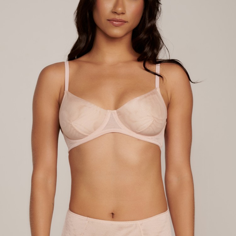 Sutiã de Tule com Aro Star Nude
