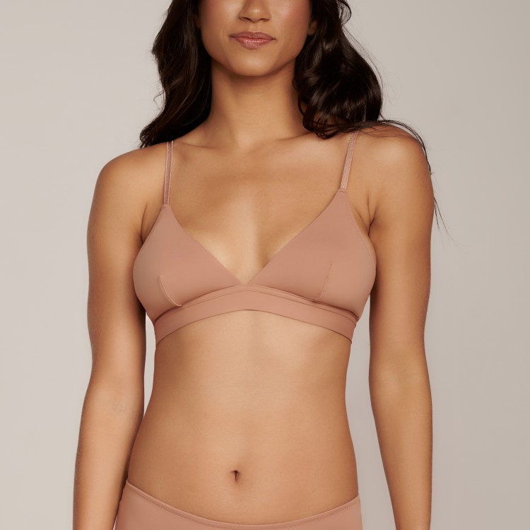 Sutiã Top Dora em Microfibra  Mocha