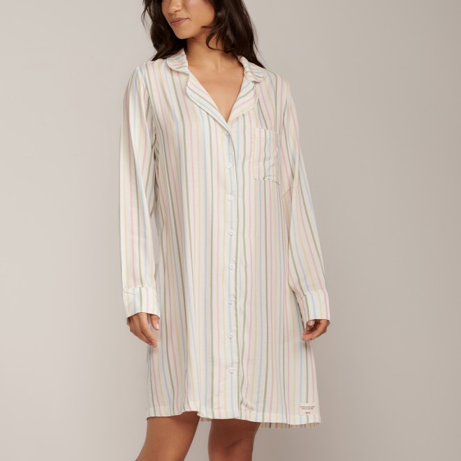 Camisola Americna em Viscose Manga Longa Ellen