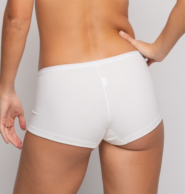 Caleçon Estilo Cueca Feminina Natural Off White