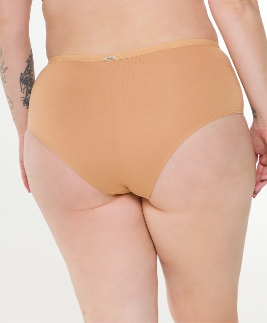 Calcinha Hot pant em Viscose  Sol Bege Concha