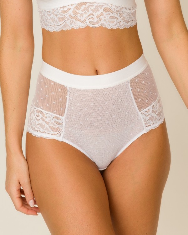 Calcinha Hot Pant renda Eliane Branco