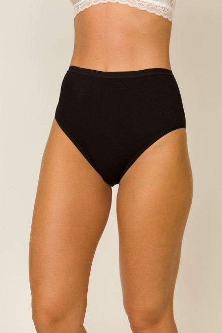 Calcinha Hot Pant Básica Cotton Preto