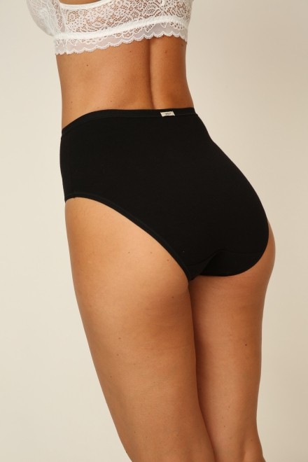 Calcinha Hot Pant Básica Cotton Preto