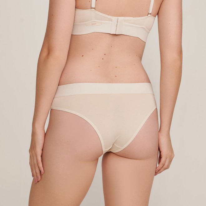 Calcinha Biquíni em Algodão Pima  Off White