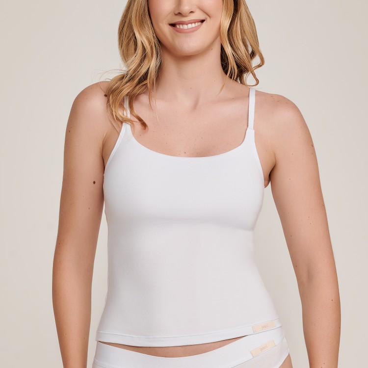 Camisete Confort em Algodão Pima  Branco