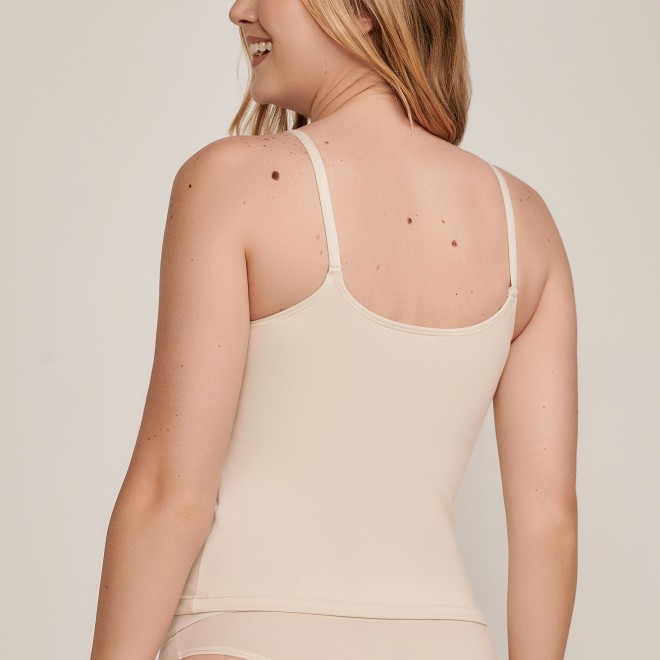 Camisete Confort em Algodão Pima  Off White