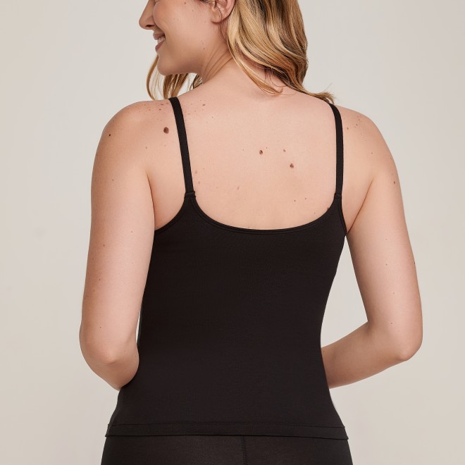 Camisete Confort em Algodão Pima  Preto