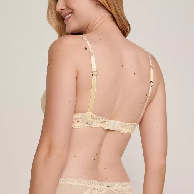 Top Sem Bojo De Renda New Amarelo