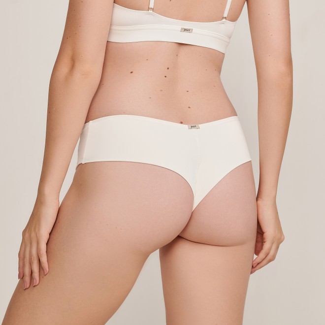 Calcinha Fio Dental Biquini Dora em Microfibra   OffWhite