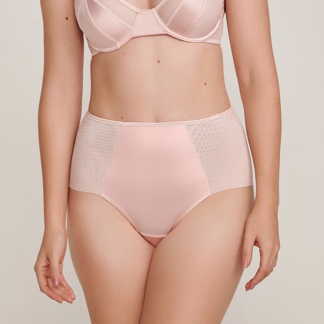 Calcinha Hot Pant Cintura alta Microfibra Mariah Rosé