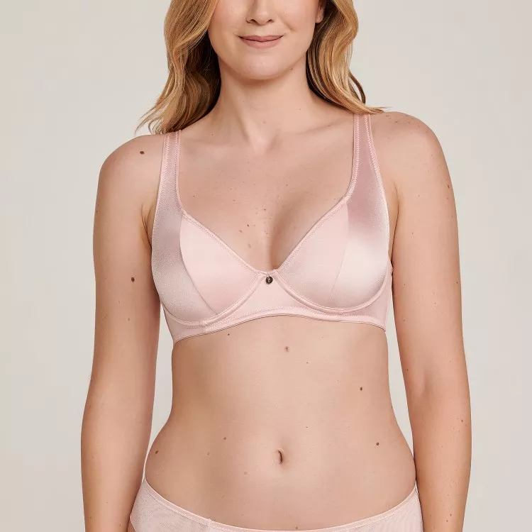 Sutiã Sem Bojo com Aro Micro Sophia Rosé