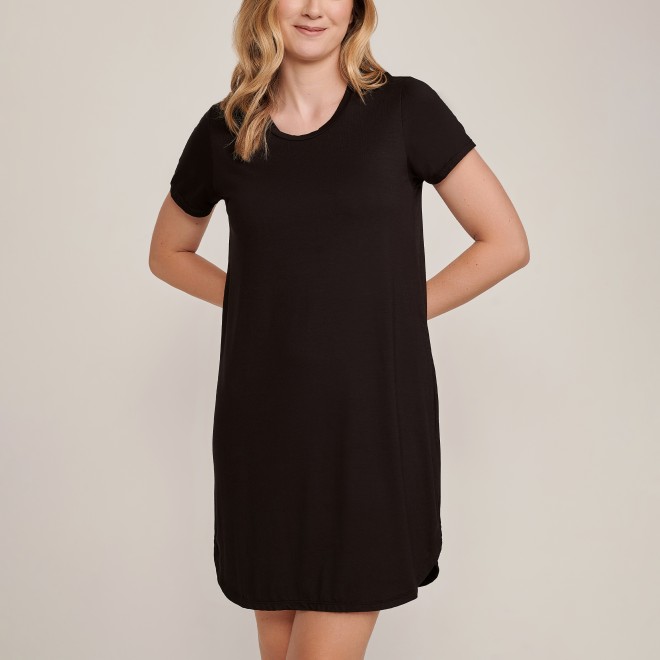 Camisola Curta Em Modelagem T-shirt Vis Up  Preto