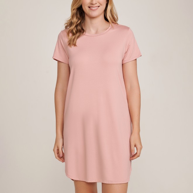 Camisola Curta Em Modelagem T-shirt Vis Up  Rosa