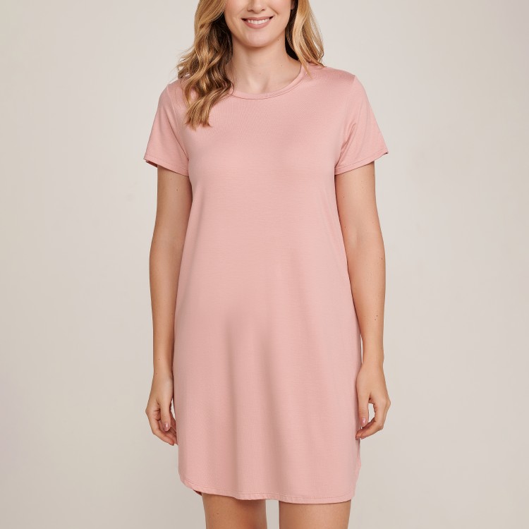 Camisola Curta Em Modelagem T-shirt Vis Up  Rosa