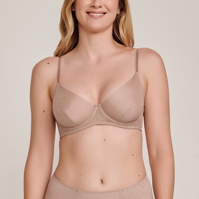 Sutiã de Tule com Aro Star  Chocolate