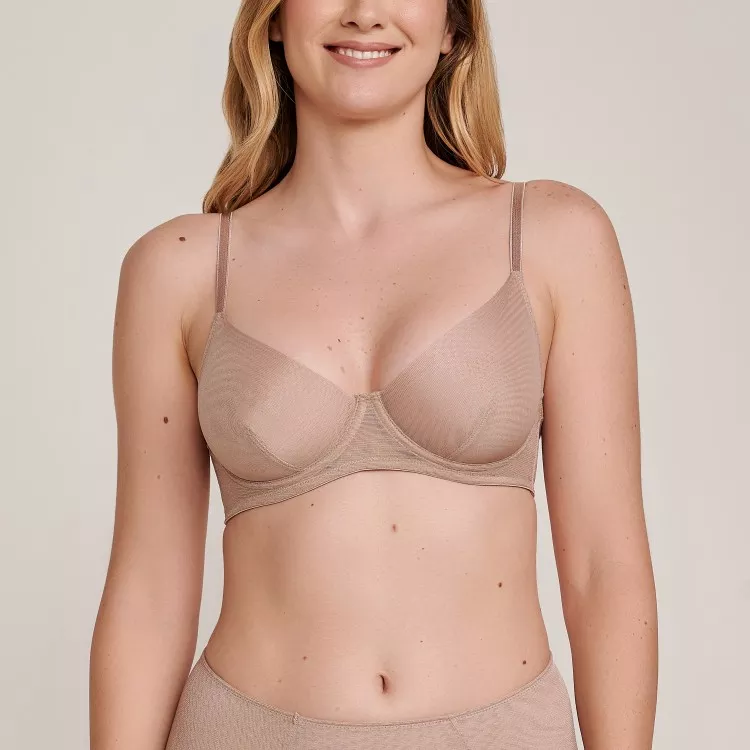 Sutiã de Tule com Aro Star  Chocolate