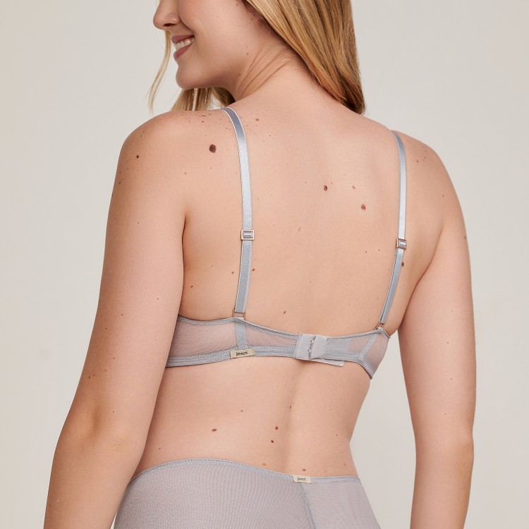 Sutiã de Tule com Aro Star  Cinza